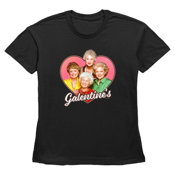 Women's The Golden Girls Galentine's Group Portrait Graphic T-Shirt