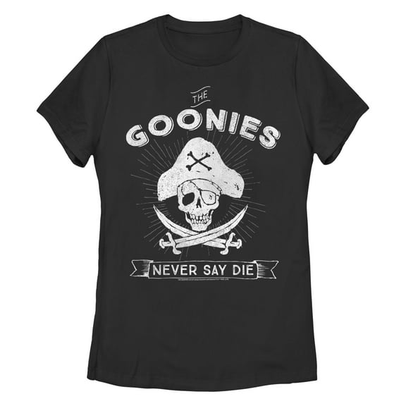 Women's The Goonies Pirate Never Say Die Graphic T-Shirt