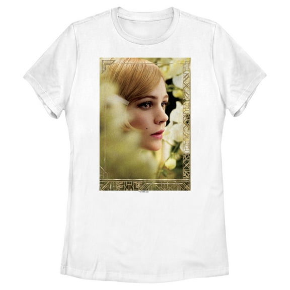 Women's The Great Gatsby Daisy Buchanan Poster Graphic Tee White Small