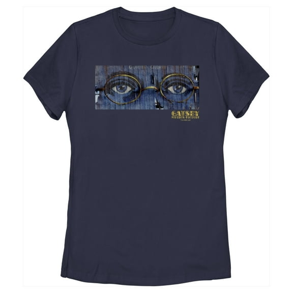 Women's The Great Gatsby Eyes Billboard Graphic Tee Navy Blue X Large