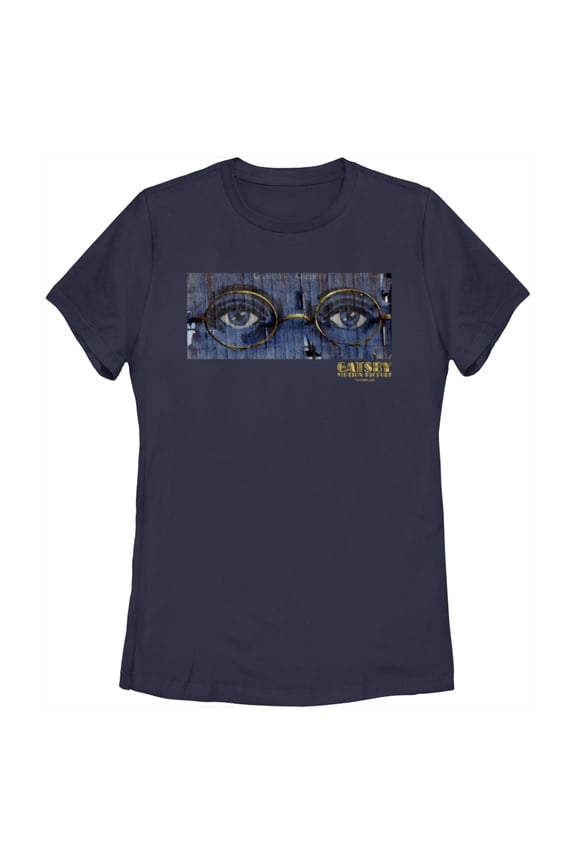 Women's The Great Gatsby Eyes Billboard Graphic Tee Navy Blue X Large
