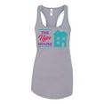 thumbnail image 1 of Women's The Hype House Retro Ladies Racerback Tank Top-Heather Grey-small, 1 of 4