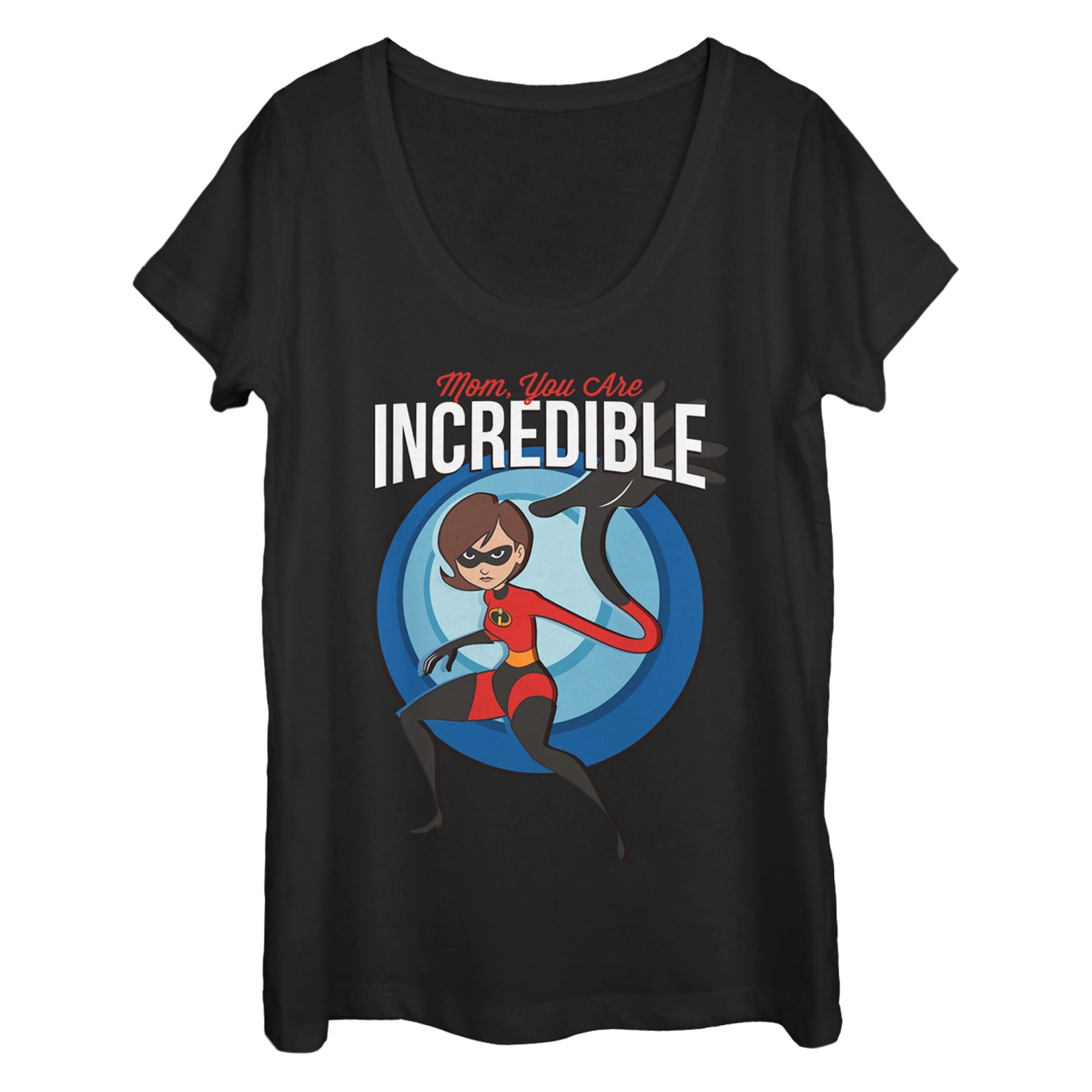 Women's The Incredibles Incredible Mom Circle Graphic Tee Red 2X