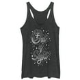 thumbnail image 1 of Women's The Incredibles 2 Violet Out of Sight Stars  Racerback Tank Top Black Heather 2X Large, 1 of 3