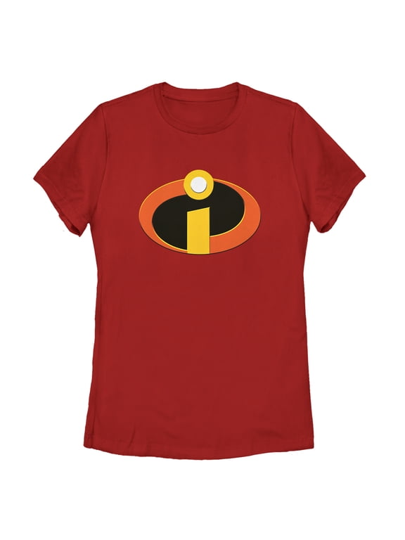 Women's The Incredibles Classic Logo Graphic Tee Red 2X Large