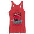 thumbnail image 1 of Women's The Incredibles Valentine Together We're Incredible  Racerback Tank Top Red Heather 2X Large, 1 of 3