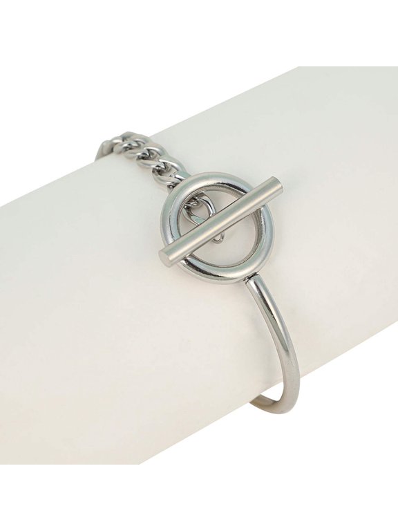 Women's The Interlock-Bar Chain Bracelet - Metallic Silver