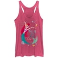 thumbnail image 1 of Women's The Little Mermaid Ariel Part of Your World Dance Racerback Tank Top Pink Heather Medium, 1 of 3