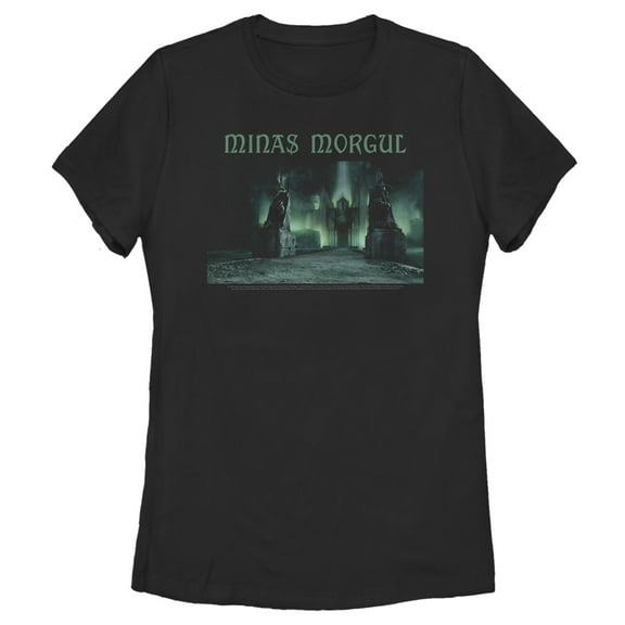 Women's The Lord of the Rings Fellowship of the Ring Minas Morgul  Graphic Tee Black Large
