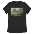 thumbnail image 1 of Women's The Lord of the Rings Fellowship of the Ring Trilogy Movie Poster  Graphic Tee Black 2X Large, 1 of 4
