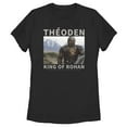thumbnail image 1 of Women's The Lord of the Rings Return of the King Theoden King of Rohan  Graphic Tee Black Medium, 1 of 4