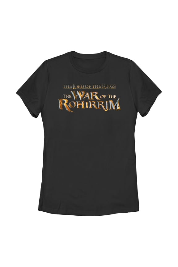 Women's The Lord of the Rings: The War of the Rohirrim Official Logo  Graphic T-Shirt