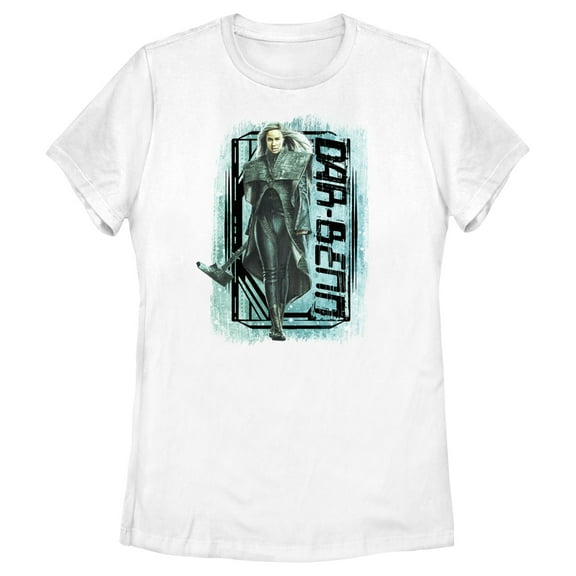 Women's The Marvels Dar-Benn Portrait Graphic Tee White 2X Large