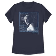 Womens The Matrix Cypher Graphic Tee Navy Blue Small