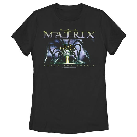 Women's The Matrix Real World Graphic Tee Black Medium