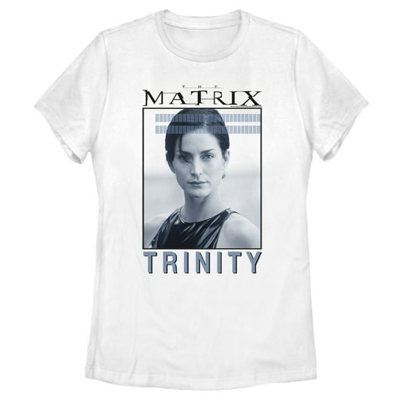 Women's The Matrix Trinity  Graphic Tee White Small