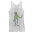 thumbnail image 1 of Women's The Muppets Flower Power  Racerback Tank Top White Heather 2X Large, 1 of 4