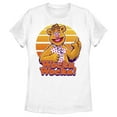 thumbnail image 1 of Women's The Muppets Fozzie Retro Bear Graphic Tee White Medium, 1 of 4