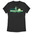 thumbnail image 1 of Women's The Muppets Kermit Going Green  Graphic Tee Black Medium, 1 of 4