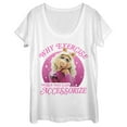 thumbnail image 1 of Women's The Muppets Miss Piggy Accessorize  Scoop Neck White X Large, 1 of 4