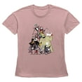 thumbnail image 1 of Women's The Nightmare Before Christmas Group Character Shot Graphic Tee Desert Pink Small, 1 of 3
