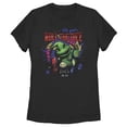thumbnail image 1 of Women's The Nightmare Before Christmas Halloween Oogie Roll The Dice Graphic Tee Black X Large, 1 of 4