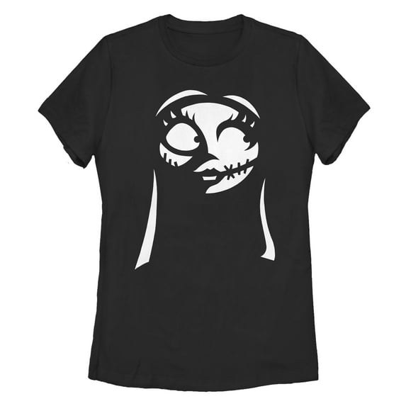 Women's The Nightmare Before Christmas Halloween Sally Shadow For Her Graphic T-Shirt