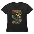 thumbnail image 1 of Women's The Nightmare Before Christmas Jack and Sally Comic Cover Graphic Tee Black Medium, 1 of 3