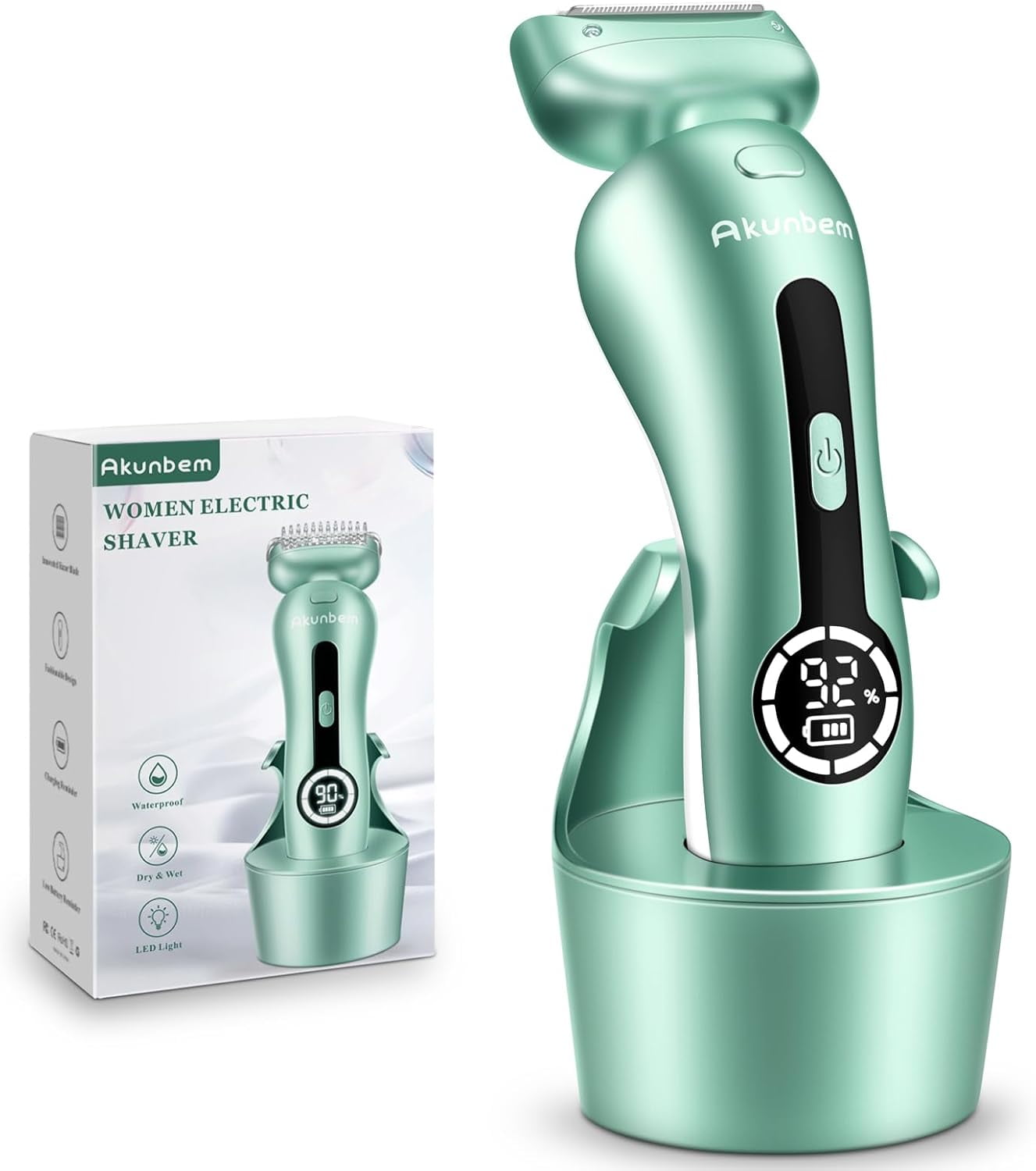 Electric Razor for Women Electric Shaver for Legs Bikini Trimmer for ...