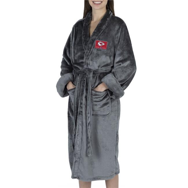 Women's The Northwest Group Gray Kansas City Chiefs Super Bowl LVIII Champions Bath Robe