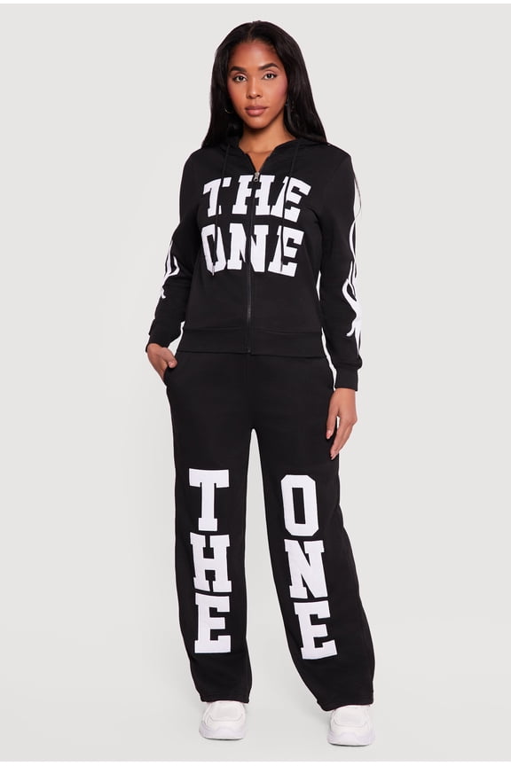 Women's The One Patch Graphic Drawstring Waist Sweatpants