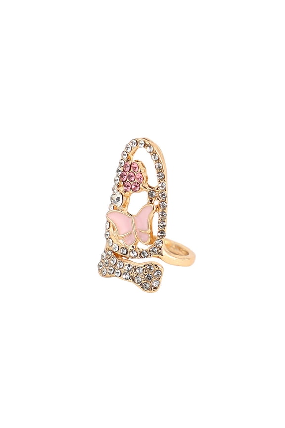 Women's The Regal-Papillon Nail Rings - California Gold (Set Of 5)