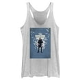 thumbnail image 1 of Women's The Suicide Squad Captain Boomerang Poster  Racerback Tank Top White Heather Large, 1 of 4