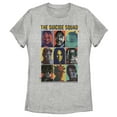 thumbnail image 1 of Women's The Suicide Squad Character Portraits Graphic Tee Athletic Heather Medium, 1 of 4