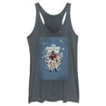 thumbnail image 1 of Women's The Suicide Squad Peacemaker Poster Racerback Tank Top Navy Blue Heather 2X Large, 1 of 4