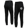 thumbnail image 1 of Women's The Wild Collective Black Chicago Cubs Marble Jogger Pants, 1 of 4