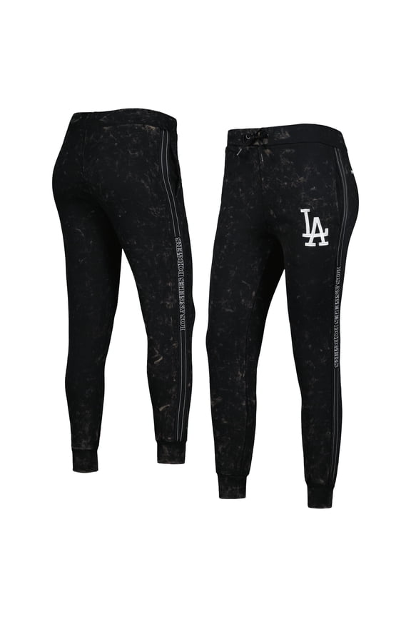 Women's The Wild Collective Black Los Angeles Dodgers Marble Jogger Pants