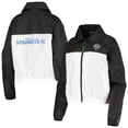 thumbnail image 1 of Women's The Wild Collective Black Seattle Sounders FC Anthem Full-Zip Jacket, 1 of 4
