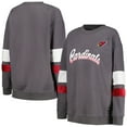 thumbnail image 1 of Women's The Wild Collective Charcoal Arizona Cardinals Fleece Pullover Sweatshirt, 1 of 4