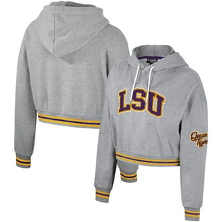 売れ筋商品|||リーグカレッジエイトウェア パーカー・スウェットシャツ アウター レディース Women's Cream LSU Tigers Timber Cropped Pullover Sweatshirt Cream LSU Tigers League Collegiate Wear Women's Timber Cropped