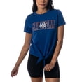 thumbnail image 1 of Women's The Wild Collective Royal New York Mets Twist Front T-Shirt, 1 of 2