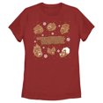 thumbnail image 1 of Women's The Year Without a Santa Claus Gingerbread Squad  Graphic Tee Red Large, 1 of 4
