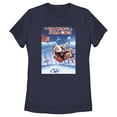 thumbnail image 1 of Women's The Year Without a Santa Claus Poster  Graphic Tee Navy Blue Medium, 1 of 4