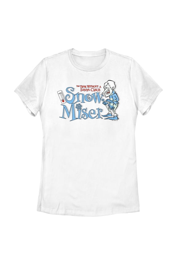 Women's The Year Without a Santa Claus Snow Miser Graphic Tee White 2X Large