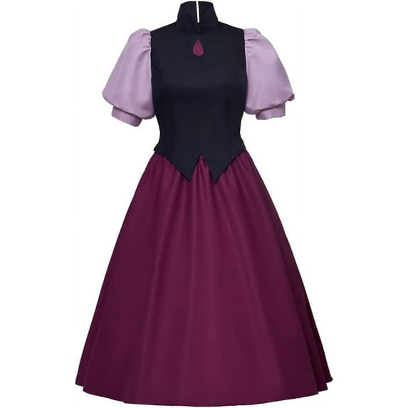 Women's Themed Party Amity Blight Regal Purple Fantasy Dress Outfits