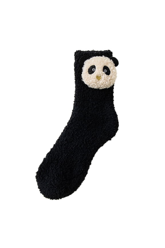 Women's Thermal Athletic Colorful Striped Casual Winter Lightweight Comfort Athletic Running Socks Casual Sports Running