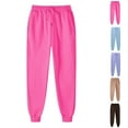 thumbnail image 1 of Women's Thermal Fleece Lined Joggers for Fall and Winter Warm Comfortable Athletic Pants with Pockets for Casual, 1 of 3