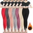 thumbnail image 1 of Women's Thermal High Waist Ankle Leggings in Soft Fleece Lining Warm Comfort Fit for Winter Casual Wear, 1 of 8