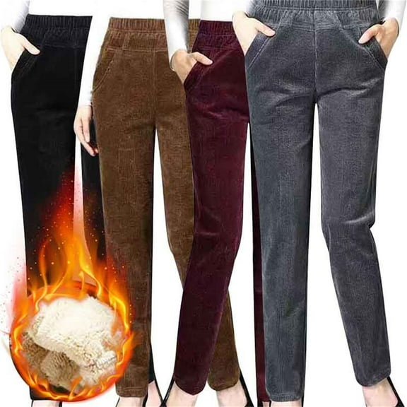 Women's Thermal High Waist Leggings Soft Warm Fleece Lined Pants for Cold Weather Regular & Plus Sizes
