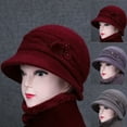 thumbnail image 1 of Women's Thermal Knit Beanie with Inner Lining Cozy Winter Cap for Cold Weather Protection, 1 of 7